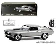 Greenlight 1:12 1969 Ford Mustang Boss 429 John Wick Bespoke Collection 12104 