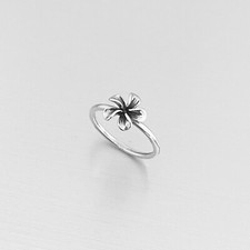 Sterling Silver Lilly Ring, Flower Ring, Silver Rings, Minimalist Ring