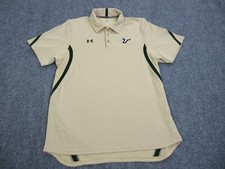 South Florida Bulls Polo Shirt Mens Large Gold College Football Under Armour