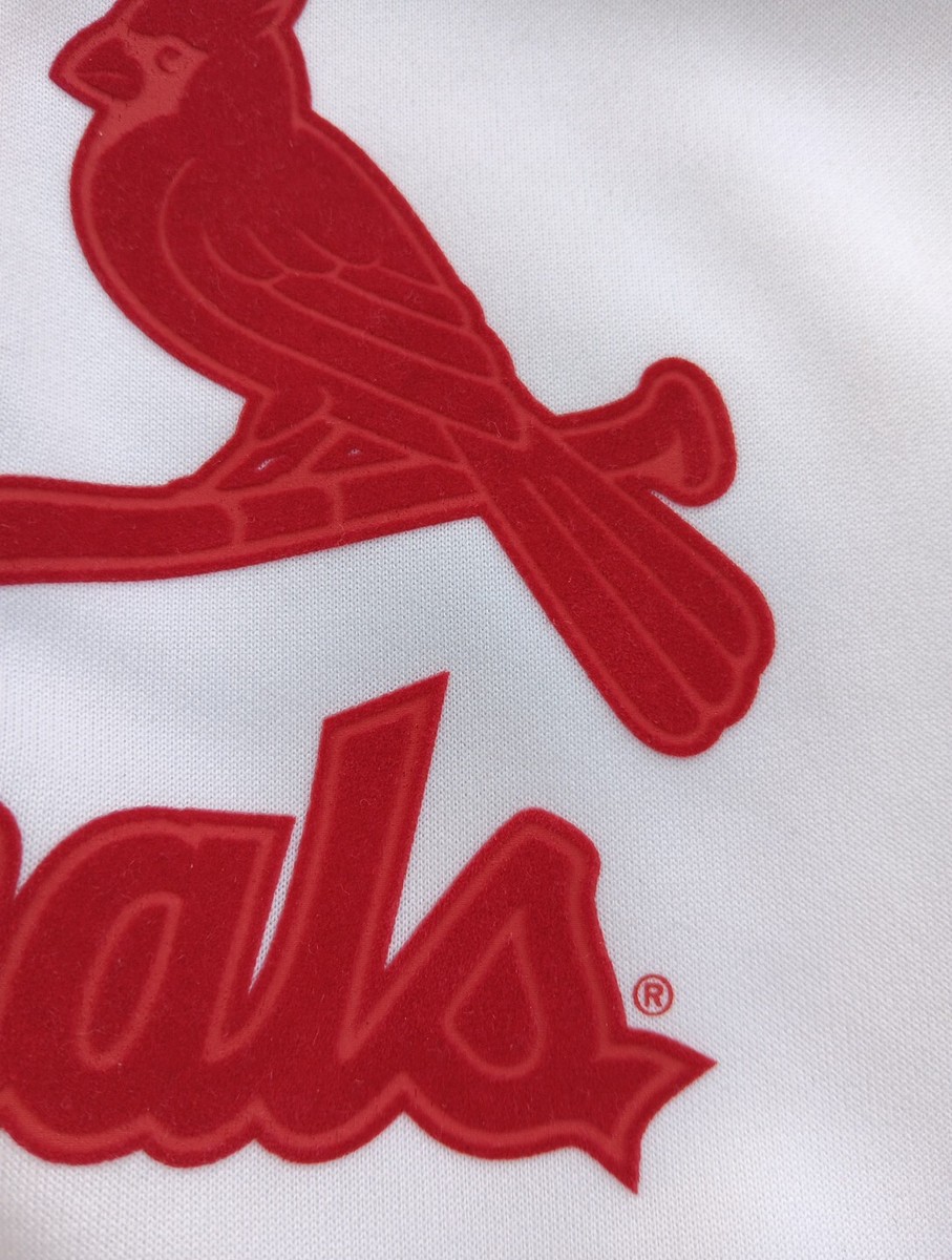 St. Louis Cardinals Nike Jacket Mens Large Tall White Red