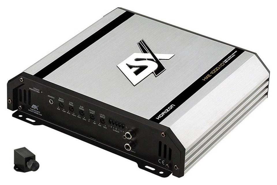 ESX »HORIZON Digital Monoblock HXE1000.1D 1-Kanal Auto Verstärker mit 1100 Watt - Bild 2 von 4