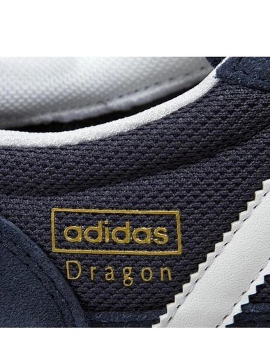 Entrenadores originales Adidas Dragon para hombre talla 8-12 azul marino G50919 nuevo en caja - Imagen 2 de 5