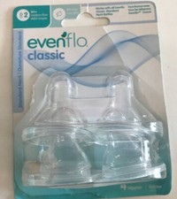 evenflo nipples medium flow