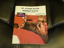 1976 BEMIDJI STATE AT ST. CLOUD STATE (MN) COLLEGE FOOTBALL PROGRAM  