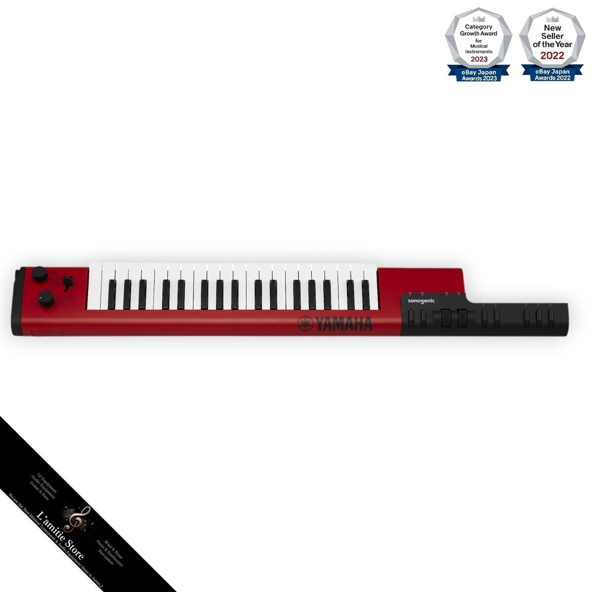 Yamaha Sonogenic SHS-500RD Keytar 37-Keys Electronic Yamaha Sonogenic SHS-500RD Keytar 37-Keys Electronic
