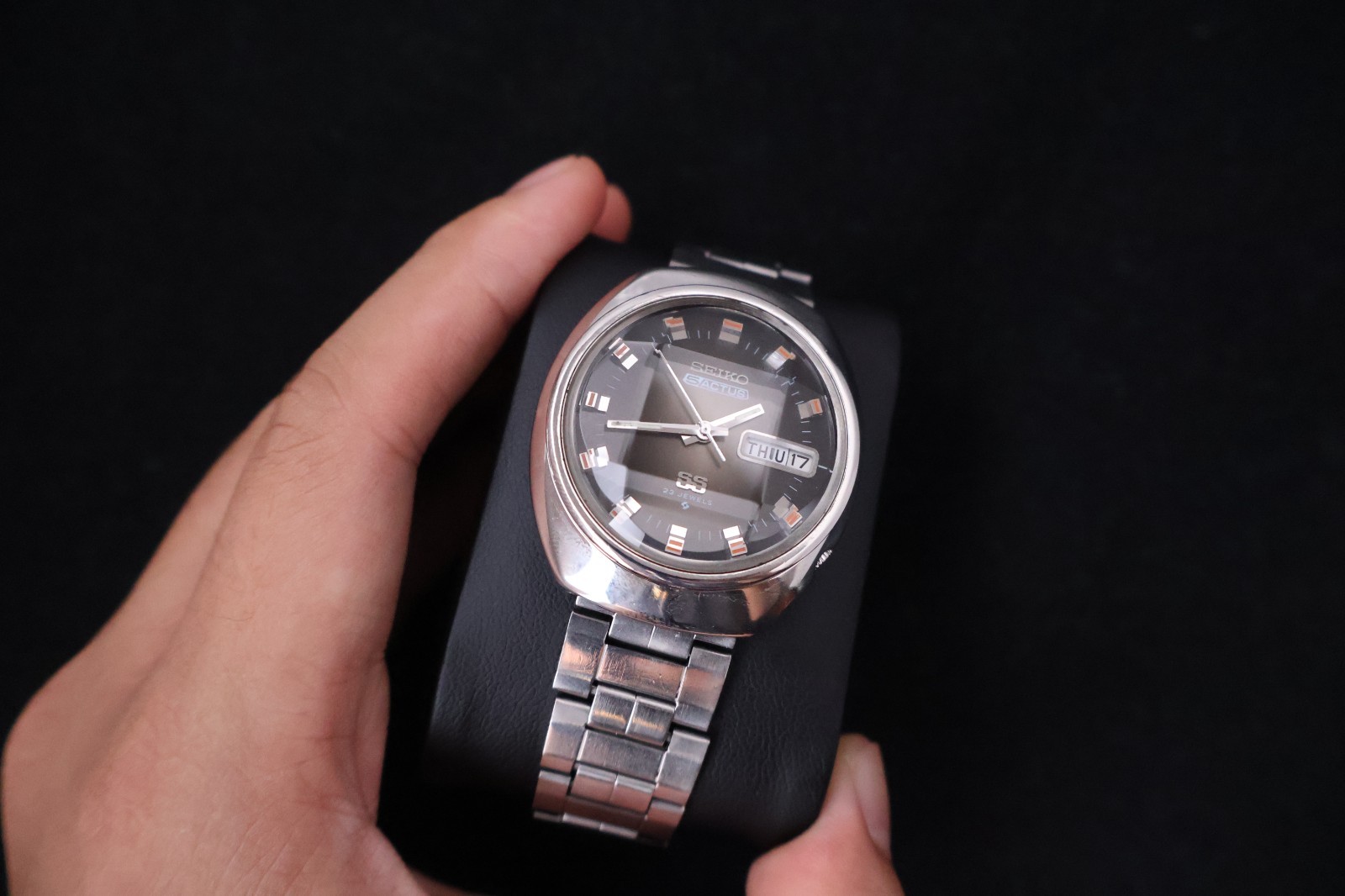 SERVICED) Rare Vintage 1973 Seiko 5 Actus SS 23 Jewe… - Gem