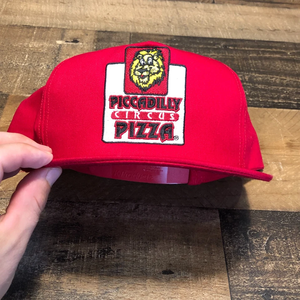 De Colección Piccadilly Circo Pizza Sombrero Gorra Snapback Para Hombres Rojo K Productos EE. UU. 90 LEER Foto 2 de 4