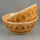 Vintage Anchor Hocking Fire-King Peach Lustre Glass Small Bowl Kimberly