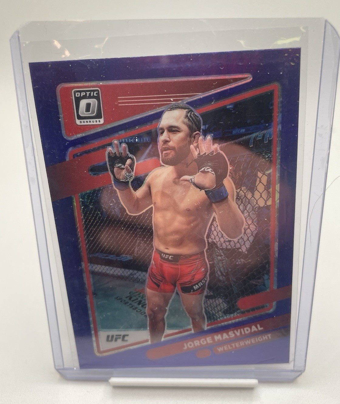Jorge Masvidal Purple Parallel #79 2022 Panini Donruss Optic UFC NM-MINT