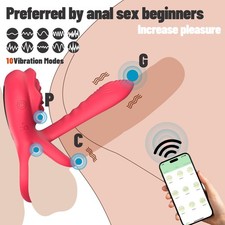 Penis Cock Ring Vibrator G-spot Dildo Clit Massager Sex Toy For Women Men Couple