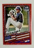 🔥Dexter McCleon Jr Red Disco Prism /199 Panini Stars and Stripes USA Baseball🔥