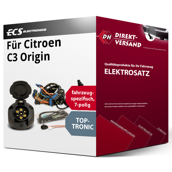 für Citroen C3 Origin Typ SX Elektrosatz 7Polig Spezifisch Neu-image