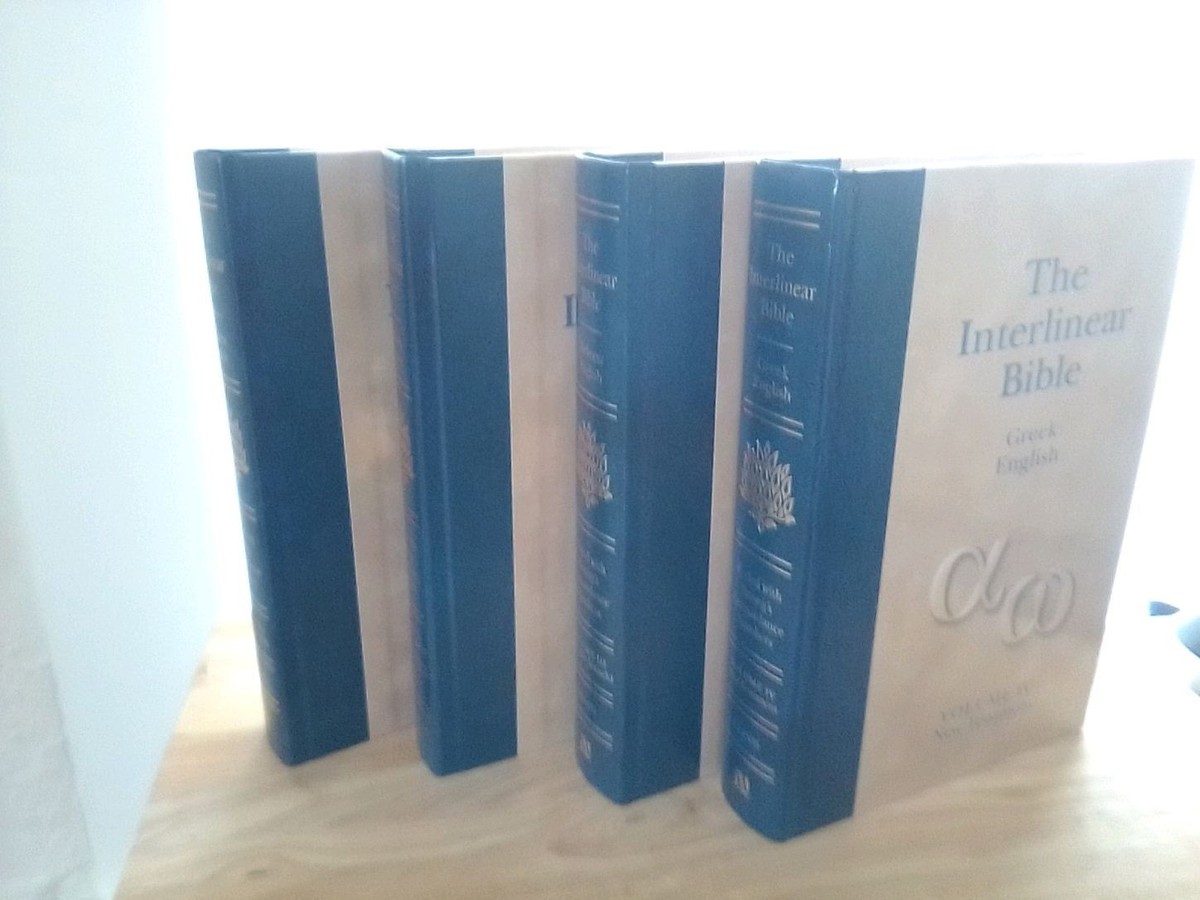 The Interlinear Bible Hebrew-Greek-English 4 Volume Edition with