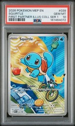 Squirtle MEP 039 First Partner Illustration Series 1 Promo