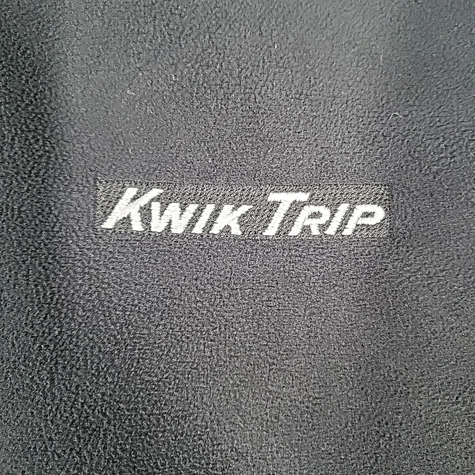 Lands End Outfitters Vest Men's S Black Polyester Kwik Trip Full Zip Outerwear - Image 3 of 4