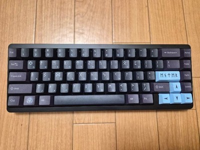 Varmilo Muse Magnetic Gaming Keyboard Black Light Blue Japanese Layout