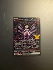 Carta Pokemon Holo Full Art 30° Anniversario Mewtwo EX 30° Anniversario 151/128