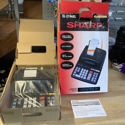 Sharp EL-2196BL Basic Calculator New