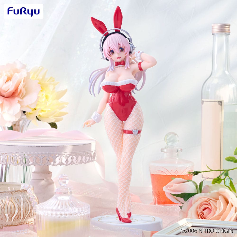 FuRyu - Super Sonico - BiCute Bunnies - Prize Figure - Sonico Red Color Ver
