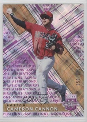 2019 Panini Elite Extra Edition Aspirations Purple /250 Cameron Cannon #43 0x3q