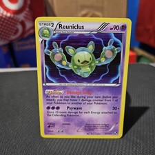 Carta Holo rara Reuniclus Pokemon TCG bianco e nero #57/114