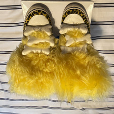 adidas Jeremy Scott Leopard Faux Fur High Top...