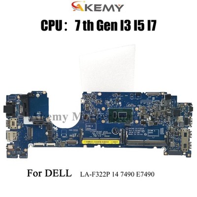 Laptop Motherboard For DELL Latitude 7490 LA-F322P i3 i5 i7 0PXMYG LA-F321P