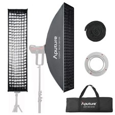 Aputure Light Box Softbox with Grid for Amaran LS 300d 600d 120d LED Video Light