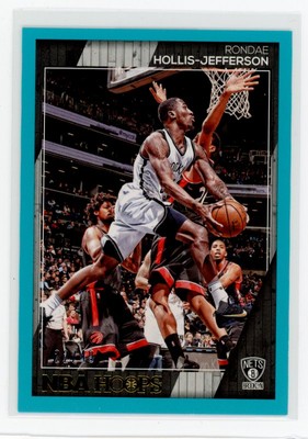 2016-17 Hoops #87 Rondae Hollis-Jefferson Teal #/49