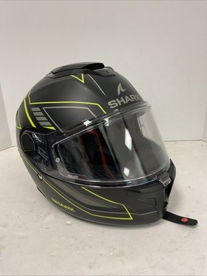 Shark Spartan GT Toryan Helmet Black/Grey/Hi-Viz Yellow | Small DAMAGED