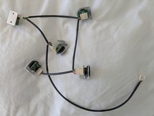 Daisychain of 5 SRF02 Ultrasonic Range Finders with mounts. Arduino, Robotics...