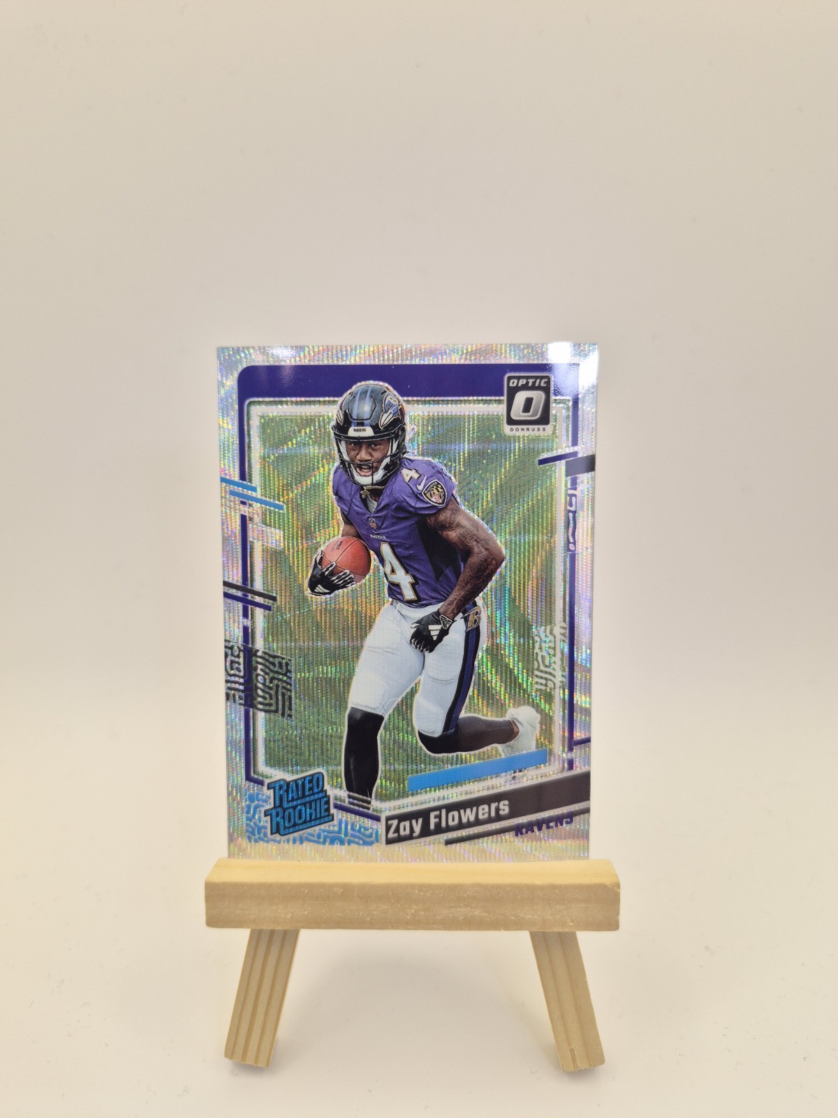 Zay Flowers 2023 Panini Donruss Optic Rated Rookie Wave /300 #210