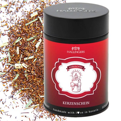 Hallingers Kerzenschein Loser Roibusch-Tee/Rooibos mit Orange, Lemongrass & Apri