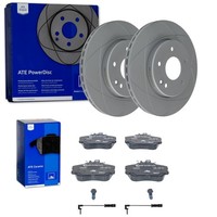 ATE Powerdisc Bremsscheiben+BelÄGe Vorne Passend FüR Mercedes C-KLASSE W202 S202