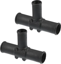 2 Pcs Heater Hose Tee Connector for Land Cruiser 1992-2007 for Sequoia 2001-2007