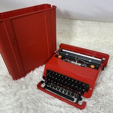 Olivetti Valentine Red Typewriter Vintage From Japan Excellent F/S in stock