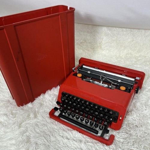 Olivetti Valentine Red Typewriter Vintage From Japan Excellent F/S in stock