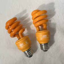 Feit Elecrtic Fluorescent Light Bulb E26 Base Orange 13W 120VAC 60 Hz 200 mA