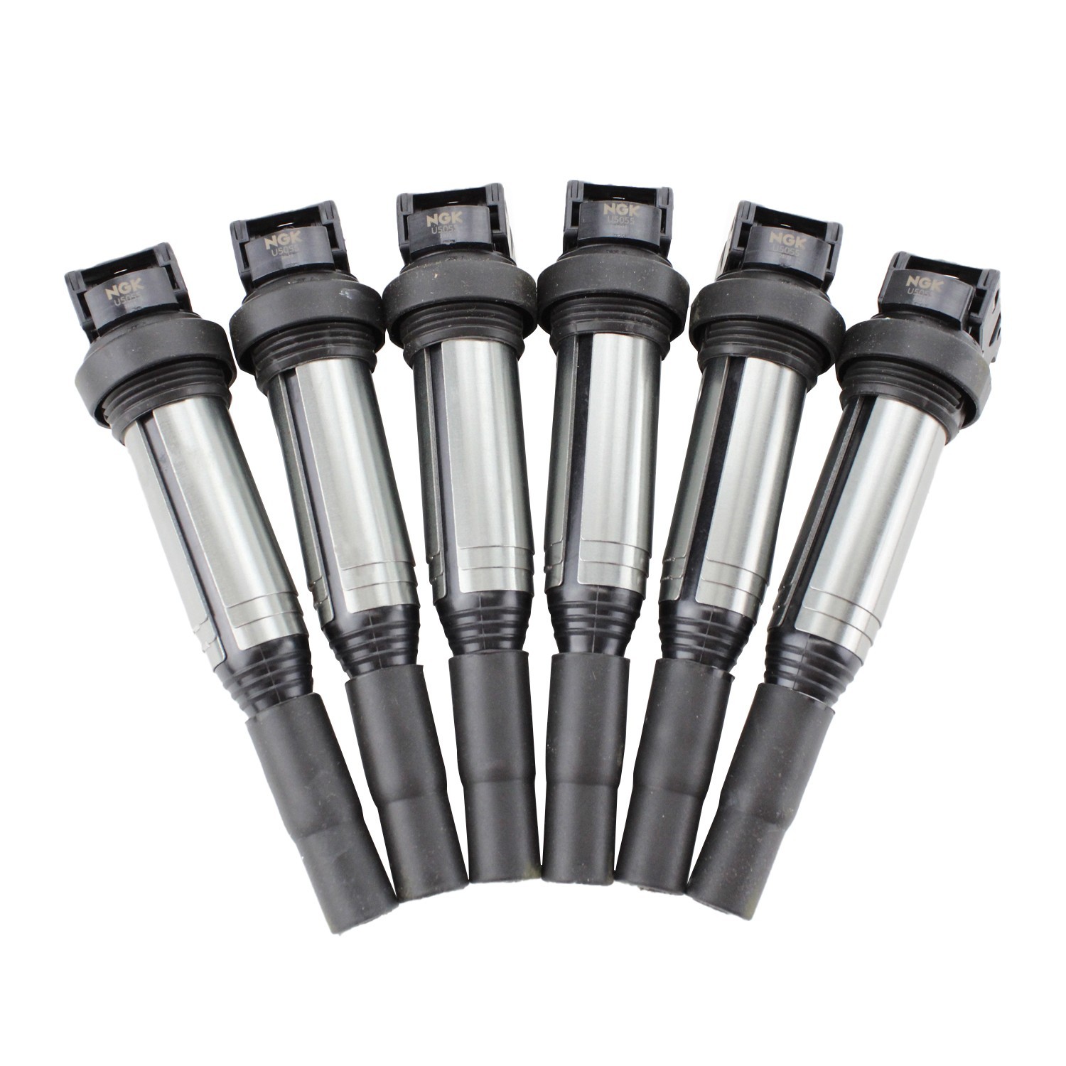 NGK 49177 COP (Pencil Type) U5055-6 Ignition Coil Pack of 6 for BMW Rolls-Royce