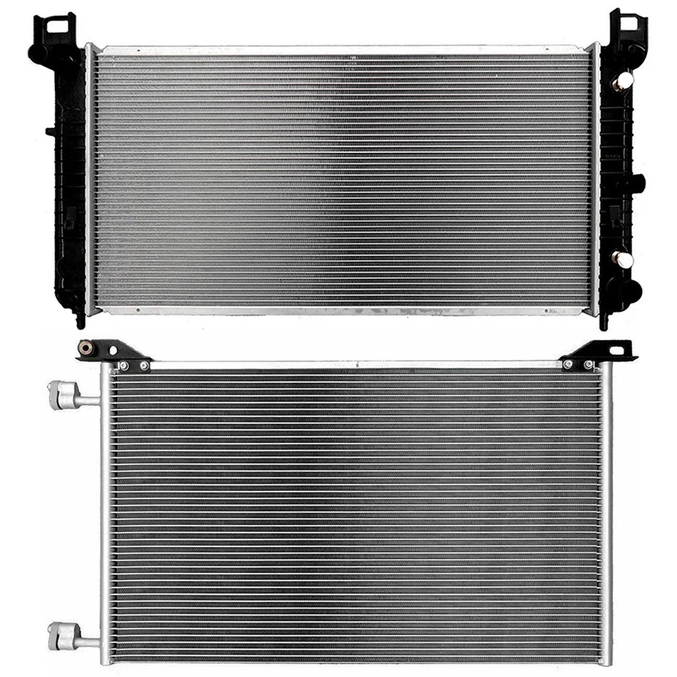Aluminum Radiator & AC Condenser Cooling Kit For 2007-2013 Chevrolet Avalanche - Image 3 of 4