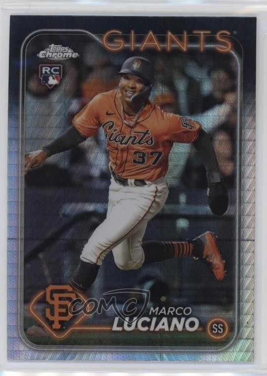 2024 Topps Chrome Prism Refractor Marco Luciano #210 Rookie RC 12g7