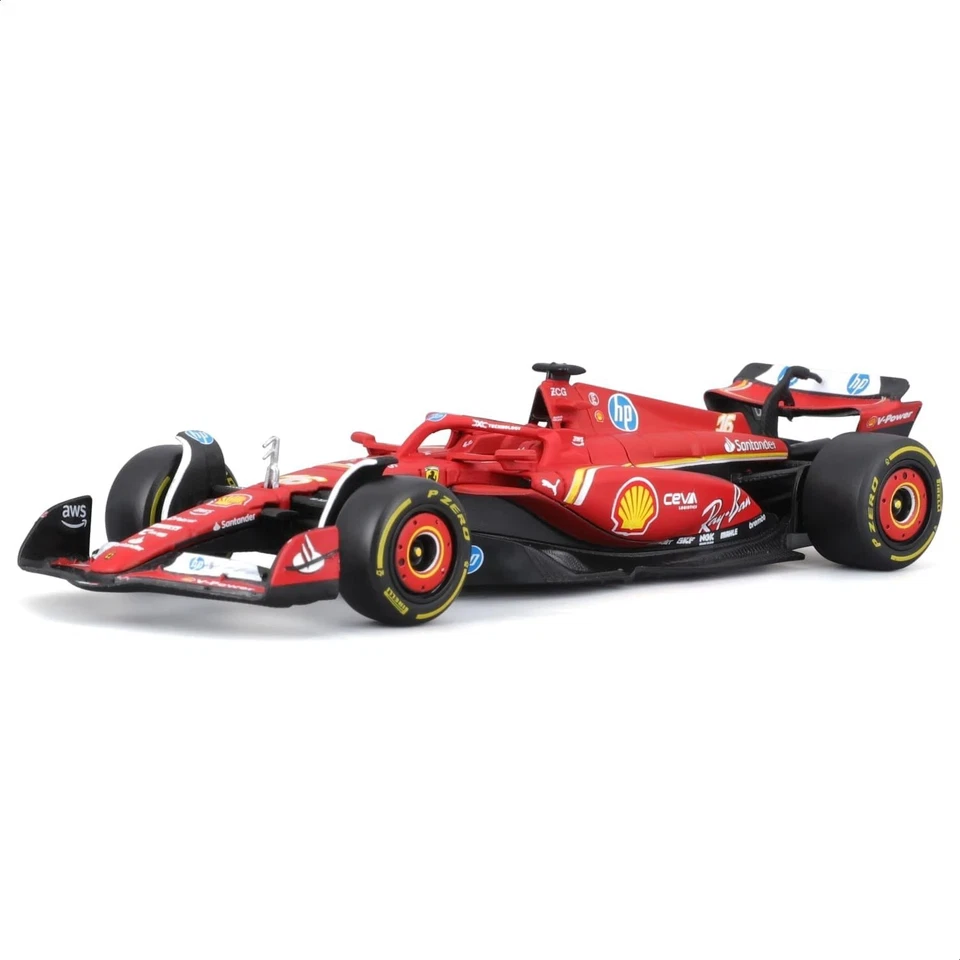 FERRARI Modello Truck Iveco S-Way 570 Con Auto LECLERC SF-24 F1 Scala 1/43 - Immagine 2 di 4