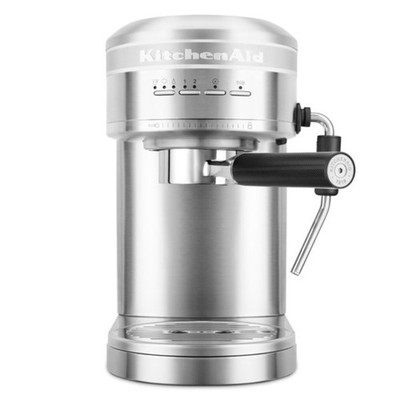 KitchenAid Artisan Espressomaschine, Siebträger halbautomatisch EDELSTAHL Silber