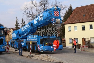 LKW Foto Liebherr Kranwagen Deutschland blau AKM München autokran-muench #h5hy