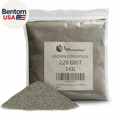 Brown Corundum (Aluminum Oxide) Abrasive Blasting Media #220 - Rust Remover for