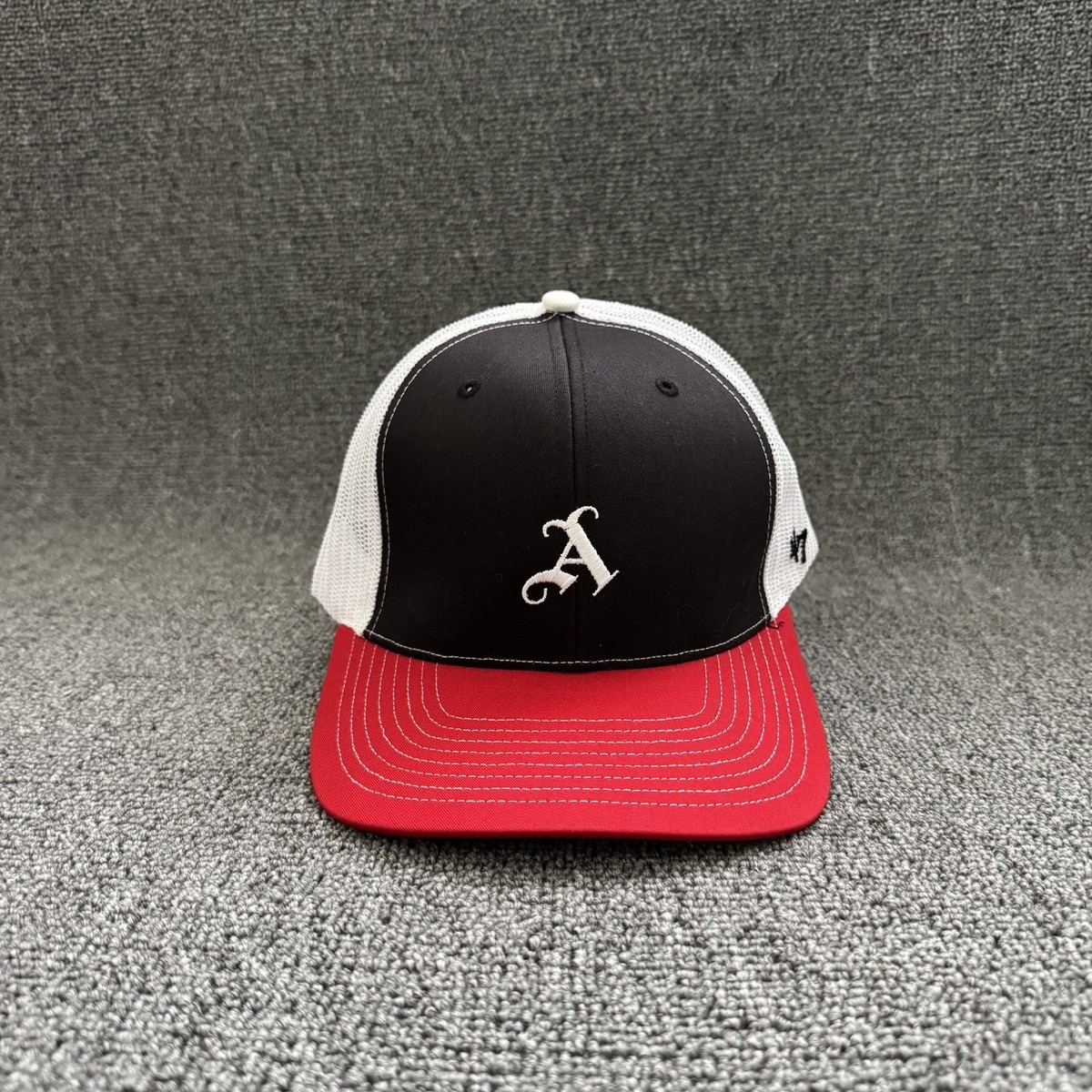 '47 Brand Arkansas Razorbacks Trucker Snapback Black Red One Size Hat