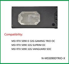 Granzon GPU Water Block For MSI RTX5090 D 32G TRIO OC / SUPRIM SOC