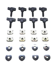 24 pcs Hard Top Thumb Screw, Washer and Nut Fastener FITS Jeep Wrangler YJ TJ JK