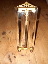 SUPERBE  CADRE PORTE PHOTO ORIGINAL XIXe VERRE BISEAUTE et LAITON DORE Louis XVI