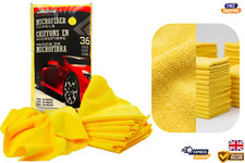 36 Piece Kirkland Signature Microfibre Towels Car Polish Household Cloths